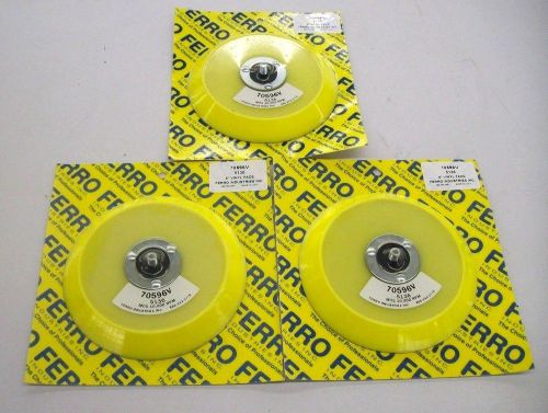 FERRO Industries 70596V 6&#034; Vinyl Face Disc Pad 3pk