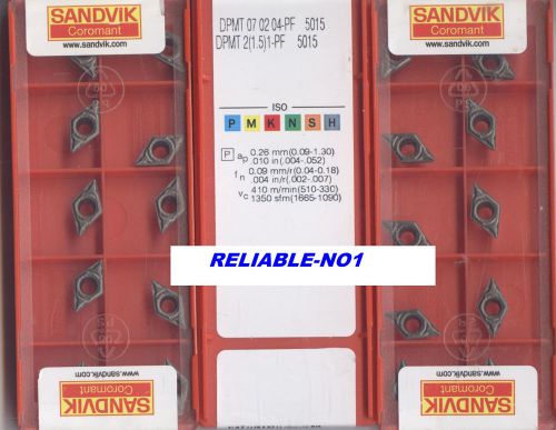 * SHIPPING IS FREE * SANDVIK    DPMT 070204-PF     5015     30pcs