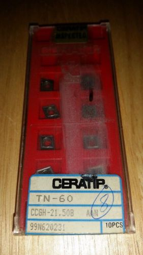 8 pcs CCGH-21.508 TN-60 Kyocera Ceratip Carbide Inserts