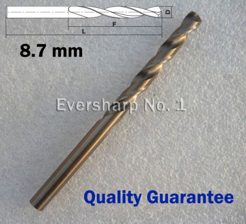 Lot 1pcs Cobalt Drill Bit M35 HSS Twist Drill 8.7 mm(.3425&#034;) For Stainless Steel