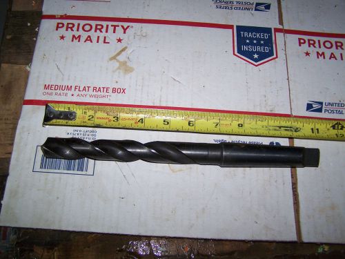 MACHINIST TOOL DRILL BIT TAPER SHANK DRILL BIT 53/64&#034; DIAMETER