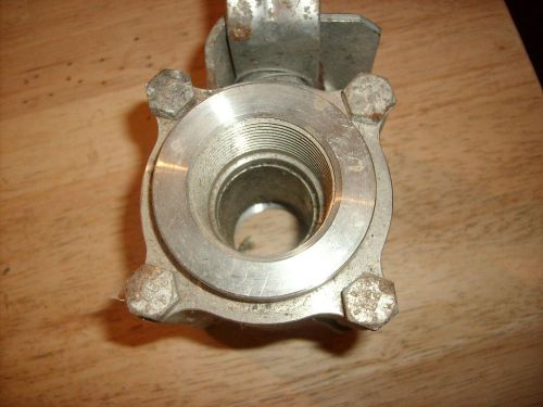 1-1/4&#034; 316 stainless steel whitey stream ball valve ss-s67tf20 2160 psi for sale