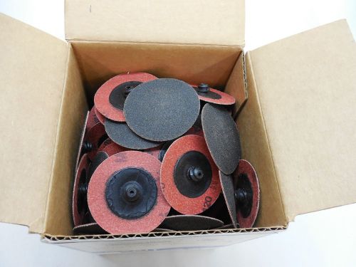 Merit powerlock quick connect type3 2&#034; sanding discs 120 srb grit qty-100 new for sale