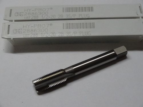 new OSG HY-PRO7 1/2-20 UNF 2B 3FL Plug HSS Spiral Point Flute Tap bright 2886300