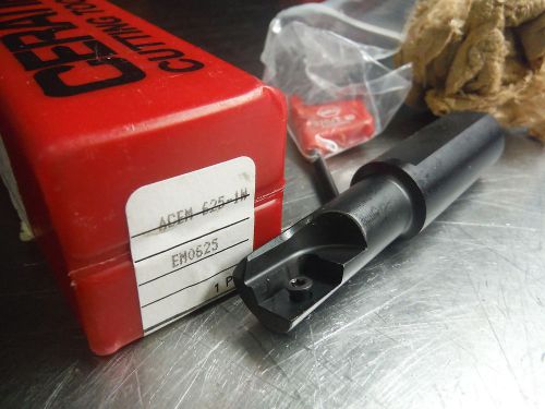 CERATIP .625&#034; INDEXABLE END MILL 3.25&#034; OAL ACEM 625 1W EM0625 (LOC1063A)