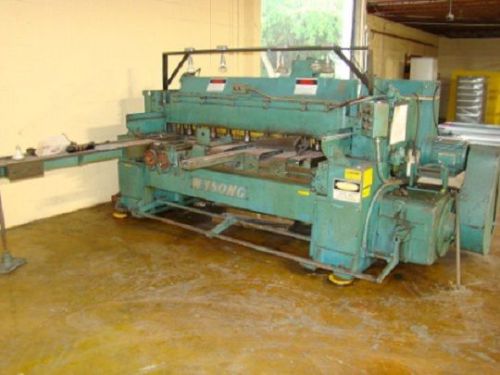 USED WYSONG 6&#039; x 1/4&#034; Mechanical Shear