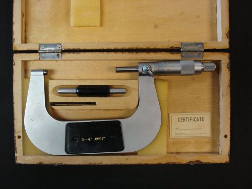 Vintage 3&#034;-4&#034; Micrometer 2202-0004