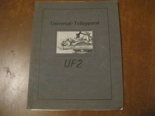 Universal Teilapparat UF2 Machine Tool Dividing Jig