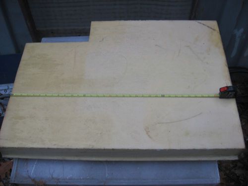 LARGE CNC Mill material Plastic Block 35&#034; x 24 3/4&#034; x 4&#034;