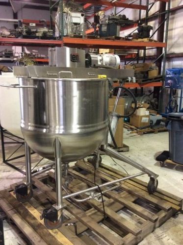 130 gallon Lee Double Motion Kettle - Stainless Steel &amp; Jacketed