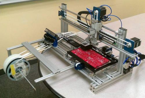 Semi-Auto SMT Pick and Place Machine Computer Vision Works to 0201, BGA and IC&#039;s