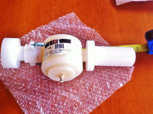 Olin hunt contraks-cv pvdf hf acid dump fill valve *new*, salesman&#039;s sample for sale
