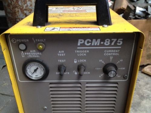 1 USED ESAB PCM 875 PLASMA CUTTER