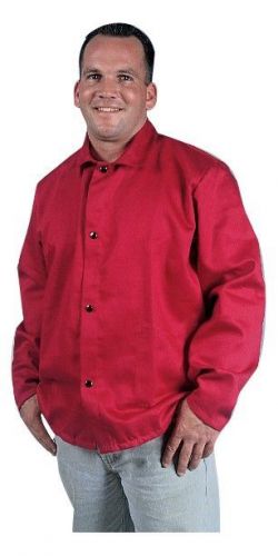 TILLMAN 6230R 30&#034; 9 oz. RED Firestop Welding Jacket MD