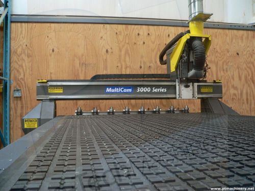 Multicam 3000 series 5x10 cnc router for sale