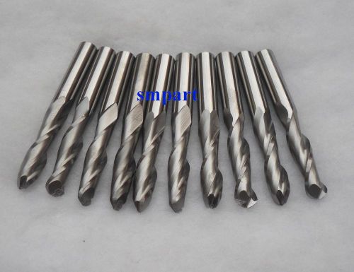 10 pcs ball nose Carbide Endmill double flute CNC router bits 6mm 22mm