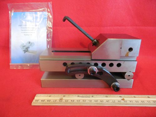 3&#034; jaw precision toolmakers Vise screwless type 2XOKG key, book, insp. cert.