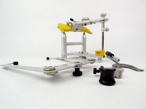 Sam 2 Fully Adjustable Precision Occlusion Dental Lab Articulator w/ Facebow