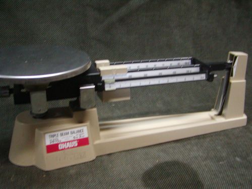 Ohaus Triple Beam Balance Scale 2610g  VERY NICE!!!