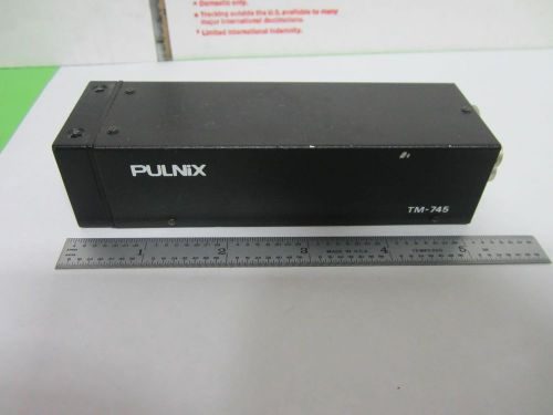 MICROSCOPE INSPECTION VIDEO CAMERA CCD PULNIX TM-745 OPTICS AS IS BIN#N5-03