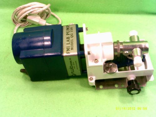 FMI FLUID METERING INC QG150 LAB PUMP CERAMPUMP Q-PUMP LOW SPEED FLOW