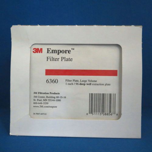 3m empore 96 deep well extraction plate 2.5ml # 6360 for sale