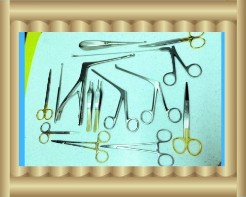 New 12 pc arthroscopy sinoscopy rhinoscopy instruments set  stainless     :) for sale