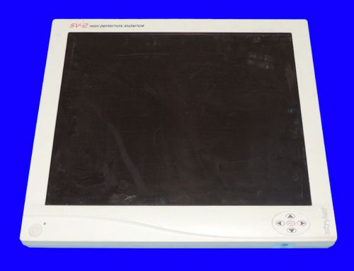 Stryker 19&#034; SV2 Flat Panel Monitor HD Endoscopy 240-030-920 / NO AC Adapter