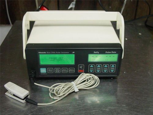 Ohmeda Biox 3700 Patient Monitor SaO2 SpO2 with probe