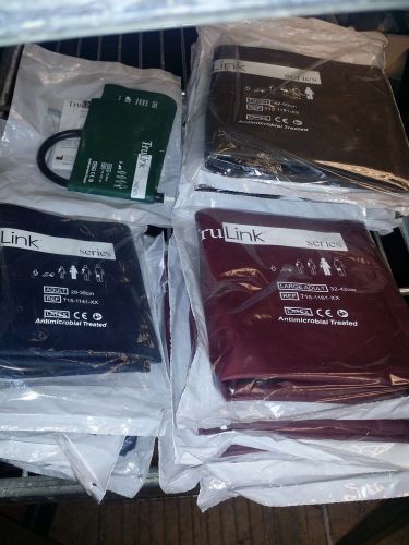 Lot of (16) Misc. Sizes New SpaceLabs TruLink NIBP Blood Pressure Cuffs - Sealed