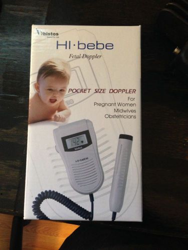 BISTOS HI BEBE FETAL DOPPLER PRENATAL HEART MONITOR BRAND NEW IN BOX