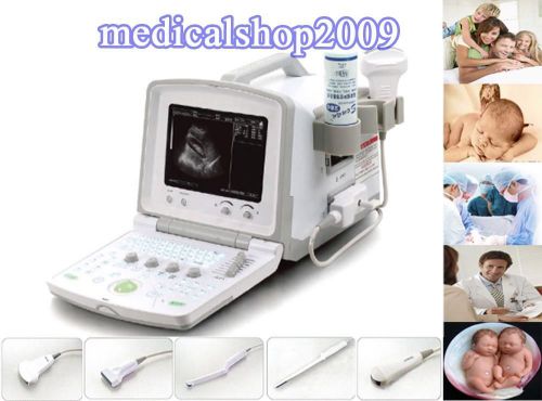 Portable B-Ultrasound Scanner ultrasound system + convex + linear probe