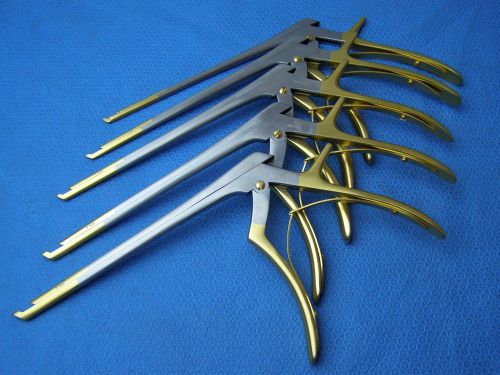 Kerrison rongeurs 7&#034;goldtip (1,2,3,4,5mm)cervical orthopedic surgical instrument for sale
