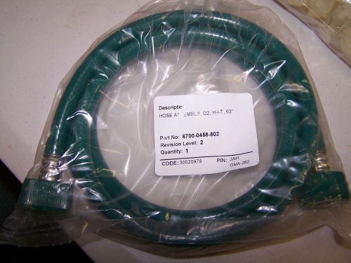 NEW Oxygen Hose assembly, 02 H-I-T 63&#034; 6700-0458-802