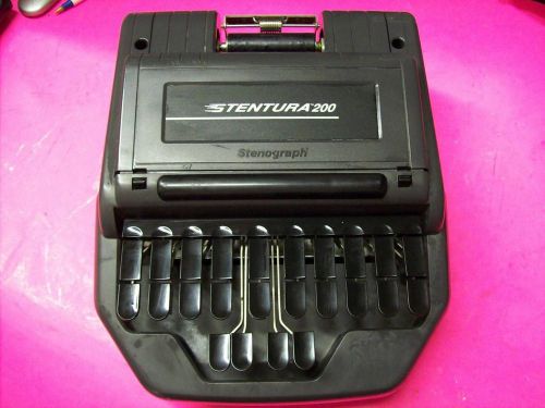 STENTURA 200 STENOGRAPH (MISSING ACCESSORIES) UNIT ONLY