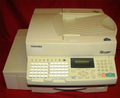 TOSHIBA DP125F HIGH END 2 PHONE LINE FAX MACHINE INTERNET FASCIMILE