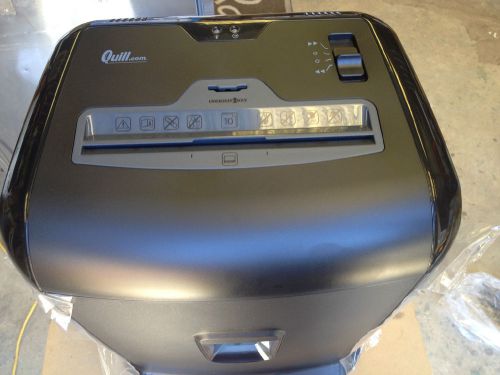 Quill Brand® 10-Sheet Cross-Cut Shredder