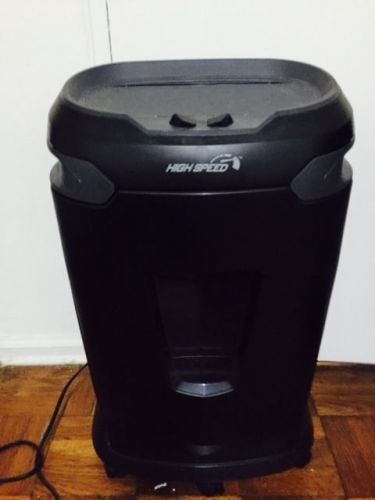 Shredder 16-Sheet High Speed Cross-Cut Shredder  (black) - $160.00