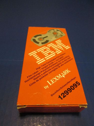 IBM 1299095 Selectric II Black High Yield HY Correctable Typewriter Film Ribbon