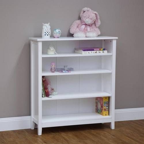 Kids Bookshelf White Display Unit Shelving Cabinet Storage Books Toys Bookcase