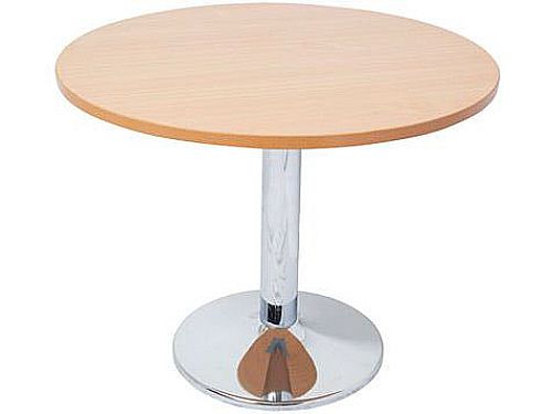 CHROME BASE ROUND TABLE