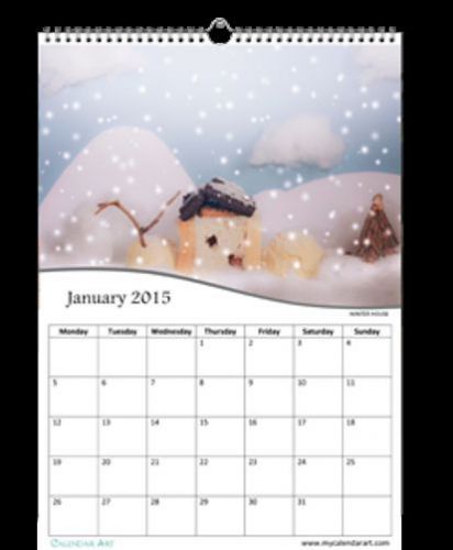 2015 A4 Wall calendar - seasons conceptual art