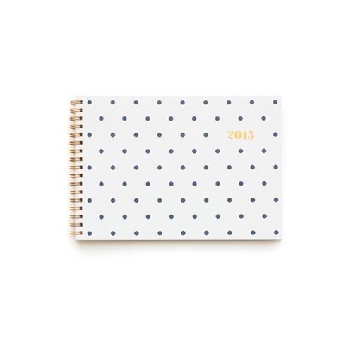 Sugar Paper LA for Target - Navy Polka Dot Organizer Planner 2015 Agenda