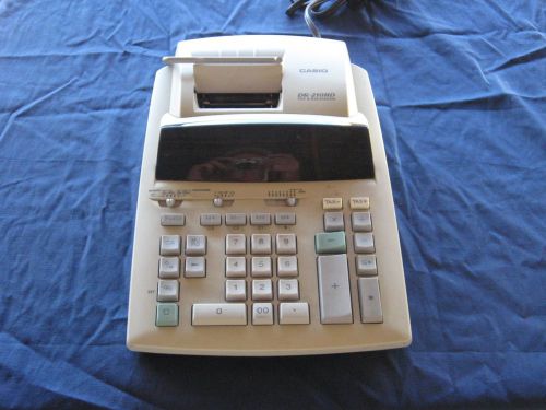 CASIO DR-210HD TAX&amp;ECHANGE ELECTRIC ADDING MACHINE