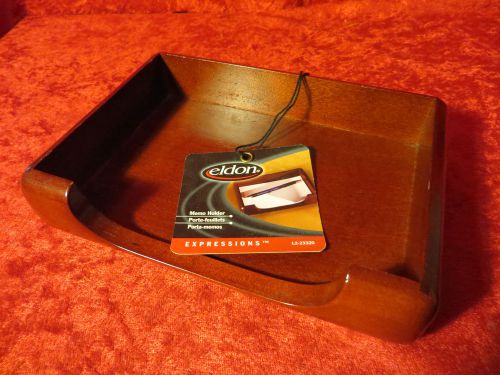 Eldon Expressions Wood Memo Holder - Model L-22320 - NEW 5&#034; x 7&#034;