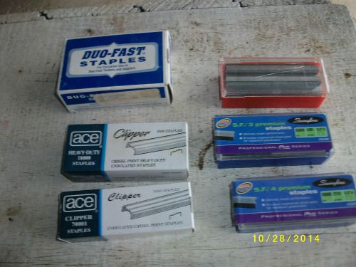 Lot of 20,000+ Staples Ace Clipper Duo-fast Swingline etc. Lot 14-32-2