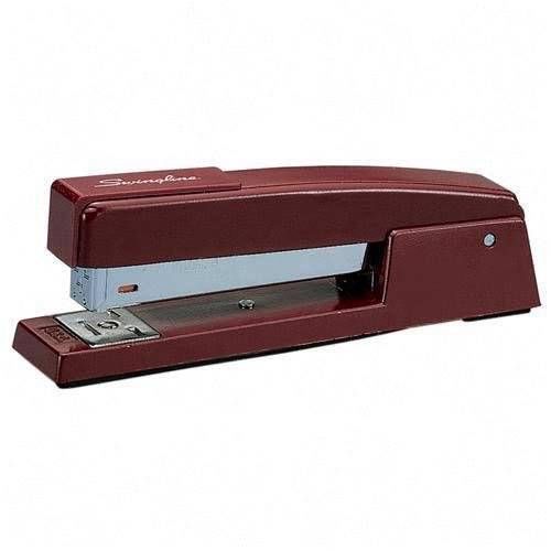 SWINGLINE SWI 74718 CLASSIC DESKTOP STAPLER 2-20 SHEET CAPACITY COLOR - LIPSTICK