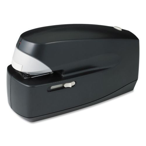 Business Source Electric Stapler - 25 Shts Cap - 1/4&#034; Staple - Black - BSN62829