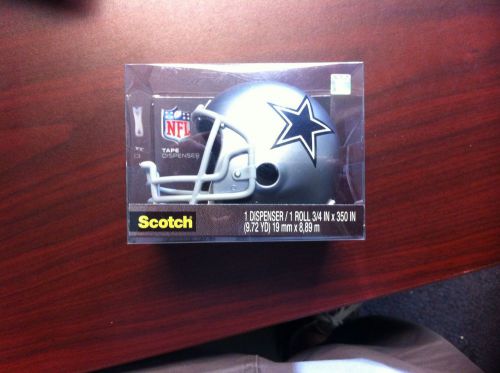 NFL SCOTCH TAPE DISPENSER&#034; GO COWBOYS&#034;