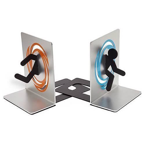 Portal 2 Bookends for Shelf Books Officially Licensed Collectible Toys Game Kids